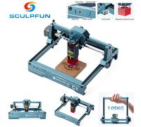 SCULPFUN C1 Mini Laser Engraver 150x130mm Work area LightBurn Compatible 3W Laser for Wood/Leather/Glass/Gift Making Plug&Play