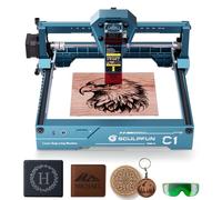 SCULPFUN C1 Mini Laser Engraver, 3W Portable Laser Engraving Machine with 0.04mm Ultra Fine Spot, Wide Compatibility, Engraving Area 150 * 130mm