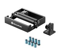 SCULPFUN RA Mini Rotary Roller for C1, iCube Series and iCube Ultra Laser Engraving Machine - Roller for Engraving Cylindrical Objects, Stepless Adjustment, Plug and Play
