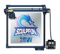 SCULPFUN S30 Pro Max Engraver, 20W Optical Power Engraving Machine with M8 Automatic Air Assist Kit, Industrial 0.005mm Linear Rail Wood Cutter with Replaceable Lens & Limit Switches