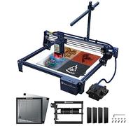 SCULPFUN S30 Pro Max Engraving Machine with Automatic Control Air Assist, CAM500 Lightburn Camera, 360° Engraver Rotary Roller, Honeycomb Working Platform, High-Precision Wood Cutting Machine