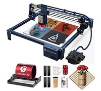 SCULPFUN S30 Pro Max Laser Engraving Machine with Laser Rotary Roller and Automatic Air Assist, 20W Optical Power CNC Laser Engraver and Laser Cutter, High Precision for Wood Metal Glass Acrylic