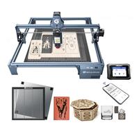 SCULPFUN S9 La*ser Engraving Machine with Honeycomb Plate, TS1 Touch Screen, 5W Module Power Wood Cutter Engraver, Fixed Focus, 0.01 mm Engraving Accuracy, Engraving Area 410x420mm