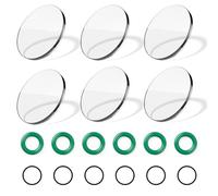 sculpfunDIY 6 Pieces Original Lenses for S30/S30 Pro/ S30 Ultra 11W Laser Engraving Machine, Reinforced Surface Anti-Oil Anti-Smoke