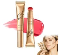 Sculpt Tape & Blush Tape Duo - Blush och Bronzer, Liquid Blush Wand, Sculpt Blush Tape Duo Contour Beauty Wand, Lightweight Blendable for Shading, Flushed Cheeks (Blush 02)