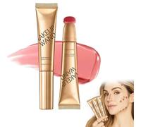 Sculpt Tape & Blush Tape Duo - Blush och Bronzer, Liquid Blush Wand, Sculpt Blush Tape Duo Contour Beauty Wand, Lightweight Blendable for Shading, Flushed Cheeks (Blush 01)