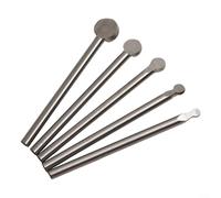 Sculpt Your Imagination Five Carving Drill Bits Featuring a Standardized Three Millimeter Handle Size Compatible with Grinders