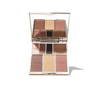 Sculpted by Aimee Bare Basics Makeup Palette, All In One Face Palette with Bronzer, Blush, Highlighter, Setting Powder and Eyeshadow, Nude 02