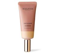 Tint & Glow Hydrating Tinted Moisturiser from Sculpted by Aimee - 45ml Cruelty-Free Moisturising Face & Skin Tint Enhancer with SPF 30, Blue Light Protection, Hyaluronic Acid & Niacinamide