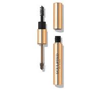 EasyBrow Black Brown from Sculpted by Aimee - Travel-Friendly, Double-Ended, Vegan 2-in-1 Tinted Fibre or Clear Eyebrow Gel with Spoolie