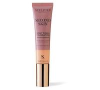 Second Skin Dewy Liquid Face Foundation from Sculpted by Aimee - 32ml Buildable, Medium Coverage Foundation with Dewy Finish, Hyaluronic Acid, Collagen Boosting Formula, SPF 50, (Light Beige 3.9)