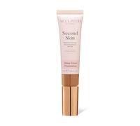 Sculpted by Aimee Second Skin Dewy Liquid Face Foundation, 32ml | Buildable, Medium Coverage Foundation with Dewy Finish, Hyaluronic Acid, Collagen Boosting Formula, SPF 50