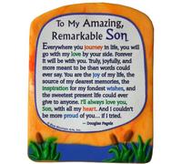 Sculpted Magnet: to My Amazing Remarkable Son, 3.0" x 3.5"