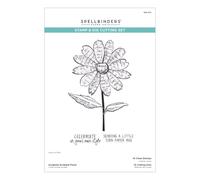 Sculpted Scripted Floral Clear Stamp & Die Set from The Beautifully Imperfect Collection