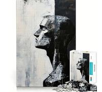 Sculpted Sorrow 1000 Pieces Jigsaw Puzzles for Teenagers Improve Memory Mental Relax Sharp Edge Creative Gift (38x26cm)