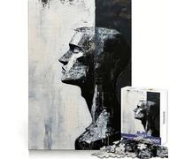 Sculpted Sorrow 1000 Pieces Jigsaw Puzzles for Teenagers Solid Logic Toy Peaceful Fun Precision Cut Amazing Present (38x52cm)