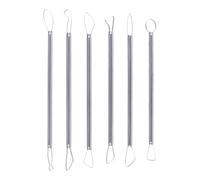 Sculpting Clay Tool Set Portable Double Head Clay Scraper Trimming Artist Supplies Aluminum Handle Scraper Casting Tools