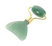Sculpting Face Roller Crystal Metal Skin Massage Tool Green