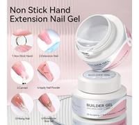 Sculpting Gel for Nails,60ml Solid Nail Extension Gel - 3D Non-Sticky Manicure Builder for Carving Art Creation Hand Painting Salon Home
