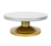 Sculpting Wheel with 3 Different Size Heavy Duty Metal Construction Turntable for DIY Sculpture Ceramic Pottery Supplies(30 * 12cm) Pottery Tools