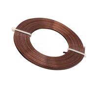 Sculpting Wire, Flat Rolls Crafts Armature Wire Colored, Artistic Cable for Crochet Jewelry Making Earring Model Building Gardening Sculptors Electricians Hobbyists