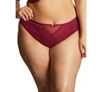 Sculptresse by Panache Natalia High Leg Brief - Bordeaux Red - 5XL - 24