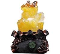 Sculpture Collectables Statue Feng Shui Resin Chi Lin/Qilin/Kilin Wealth Porsperity Crafts Feng Shui Decor Attract Wealth