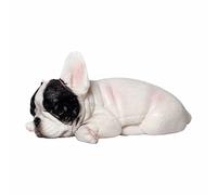 Sculpture Decor Dog Garden Statue Outdoor Figurine Realistic Lifelike Resin English British Crafts Collectibles Dog Lover Gift Patio Courtyard Ornament Home Phone Christmas Ornament (F, One Size)