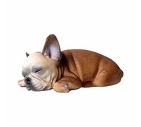 Sculpture Decor Dog Garden Statue Outdoor Figurine Realistic Lifelike Resin English British Crafts Collectibles Dog Lover Gift Patio Courtyard Ornament Home Phone Christmas Ornament (C, One Size)