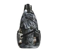 Sculpture Elephant Crossbody Sling Bag Crossbody Shoulder Chest Bag Shoulder Strap Waist Fanny Pack Men Women