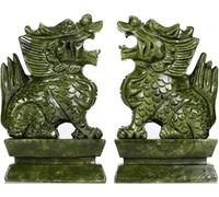 Sculpture Feng Shui Qilin/Kylin Statue A Pair of Chi Lin Statue Attract Wealth And Good Luck Figurine Prosperity