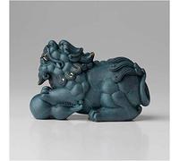 Sculpture Figurines Pure Copper Lucky Feng Shui Copper Crafts Ornaments Living Room Office Decorations Opening Gifts Lucky Copper Money Wealth Fortune Desktop Decorations