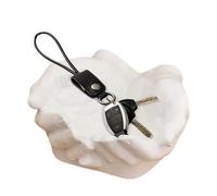 Sculpture Key Tray, Double Hands Shape Keys Storage Tray, Entrance Hands Bowl Carved Keys Storage, Tray Entryway Jewelry Dish, Carved Hands Bowl, Easy To Use, Portable for Earrings