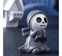 Sculpture Resin Small Ornament Halloween Resin Small Ornament Micro Resurrection Festival Accessories Home Decoration Home Ornaments (Black, 2. 8x2. 8x3. 3cm)