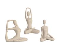 Sculpture Silence Is Gold, 3 Set Thinker Statue Abstract Sculpture Ornaments Resin Figure Decoration Art Illustration for Home Office Desktop Decoration,Hug 3 sets