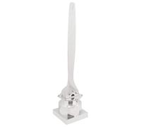 Sculpture Silver Aluminium High-Gloss 26x26x110cm Half-Propeller Inlaid Tabletop