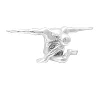 Sculpture Silver Aluminium Modern Decor Living Room Art Indoor Artistic vidaXL