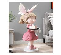 Sculpture Statue Large Floor Decorations Living Room TV Cabinet Next to The Accessories Modern Home Decoration (Color : A)