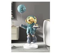 Sculpture Statue Living Room Large Floor Ornaments Sofa TV Cabinet Next to The Astronaut Accessories Modern Home Decoration (Color : A)