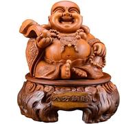 Sculpture Statue Resin Laughing Buddha Ornament Maitreya God of Wealth Figure Home Office Decoration