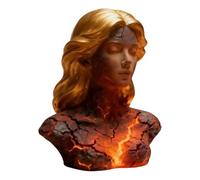 Sculpture Table Lamp,3D Glowing Virgin Figure Artwork,Decorative Art Statue Lamp | For Owners Renters Hall Office Hotel Living Room Bedroom Study Kids Room Bedside Bedside Table