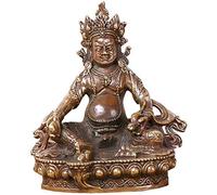 Sculpture Tabletop Brass God of Wealth Feng Shui Figurines Statue Office Gift Ornament Sculpture Prosperity 0825