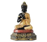 Sculpture Tabletop Meditating Buddha Statue Sculpture, Buddha Statues land for Garden Office Decor, Desk Ornament Hindu Sitting Buddha Figurine Decoration,Gold