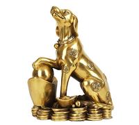 Sculpture Tabletop Wealth Symbol Statue Handicraft Office Opening Housewarming Horse Lucky Living Room Gift Wealth Prosperity Feng Shui Statue Statue Zodiac Animal Horse Lucky Figurine 112(S s