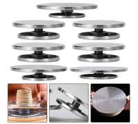 Sculpture Turntable Made from Aluminum Alloy, Dual Sided Design for Artists and Hobbyists to Work Efficiently (20cm（under 12cm）)