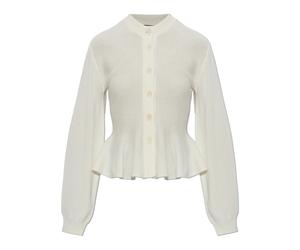 Sculptured Knit Cardigan - female - ROTATE Birger Christensen - Cardigans - Beige - XS - Knitwear XS