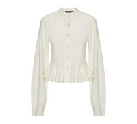 Sculptured Knit Cardigan - female - ROTATE Birger Christensen - Cardigans - White - S - Knitwear S