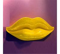 Sculptures For Home Statues And Figurines Art Big Lip Modeling Three-Dimensional Wall Hanging Home Decoration Resin Crafts Background Decoration Living Room-B