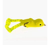 Scum Frog Bigfoot Topwater Bass Fishing Paddle Foot Hollow Body Frog Lure with Weedless Hooks, Little Bigfoot (5/16 Ounce), Chartreuse, Little Bigfoot (5/16 Ounce)