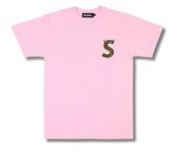 Scum Men's S Diablo Leopard Print T-Shirt in Pink | Size: Medium Scum Pink M